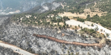 Gürsu kır lokantası ve terası küllerden temizlendi