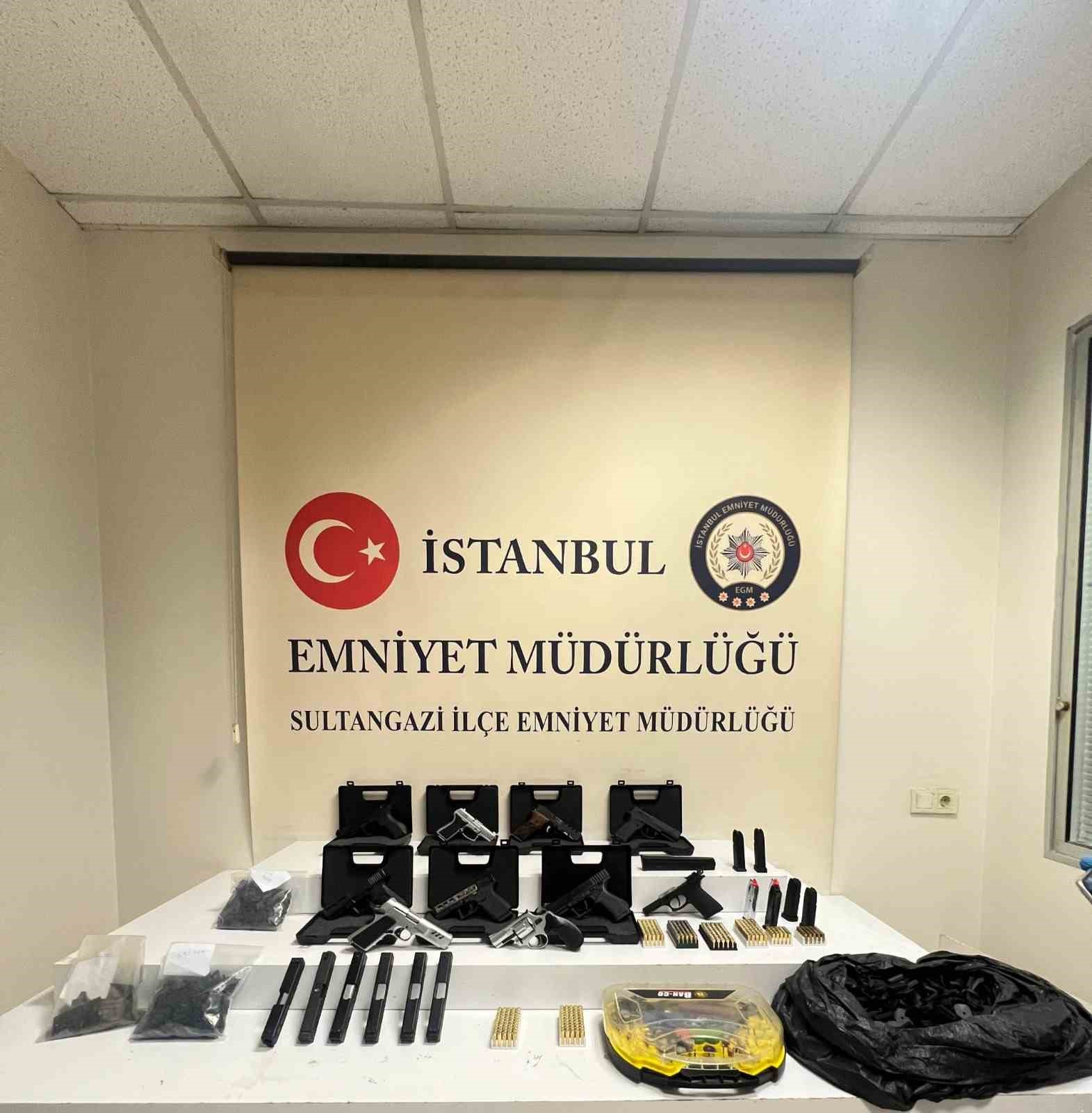 İstanbul’da silah kaçakçısına operasyon