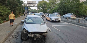 Sarıyer’de aşırı hız kaza getirdi: 1 yaralı