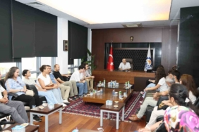 Başkan Büyükgöz, YKS’de ilk bine giren öğrencileri ağırladı