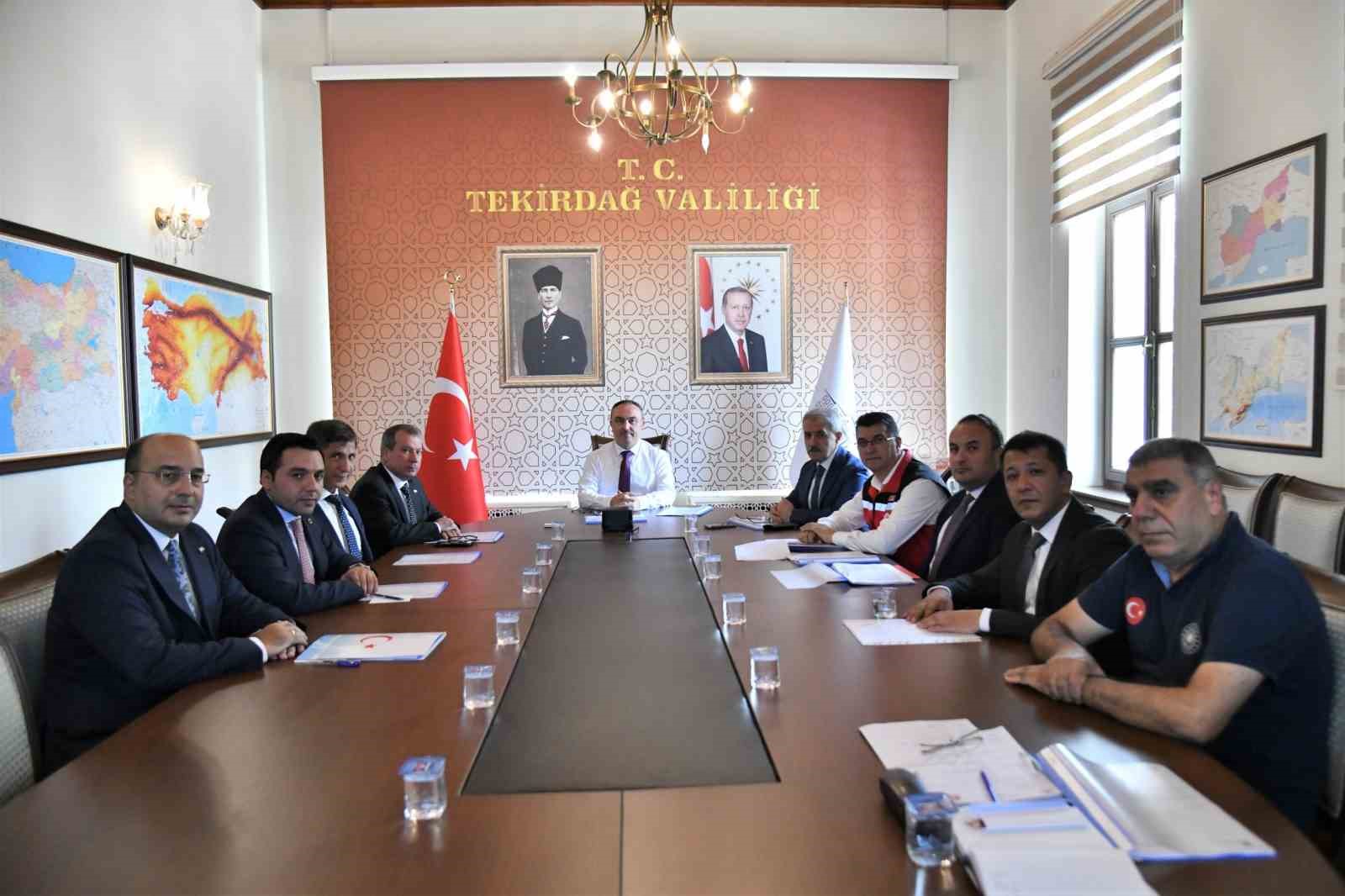 Tekirdağ’da sosyal konut alanları için toplantı yapıldı