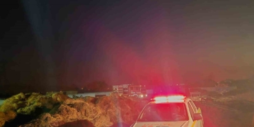 Bigadiç’te 2 bin 200 balya saman yanarak, kül oldu