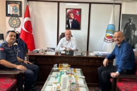 İlçe Jandarma Komutanı Soy, Belediye Başkanı Torun’u makamında ziyaret etti