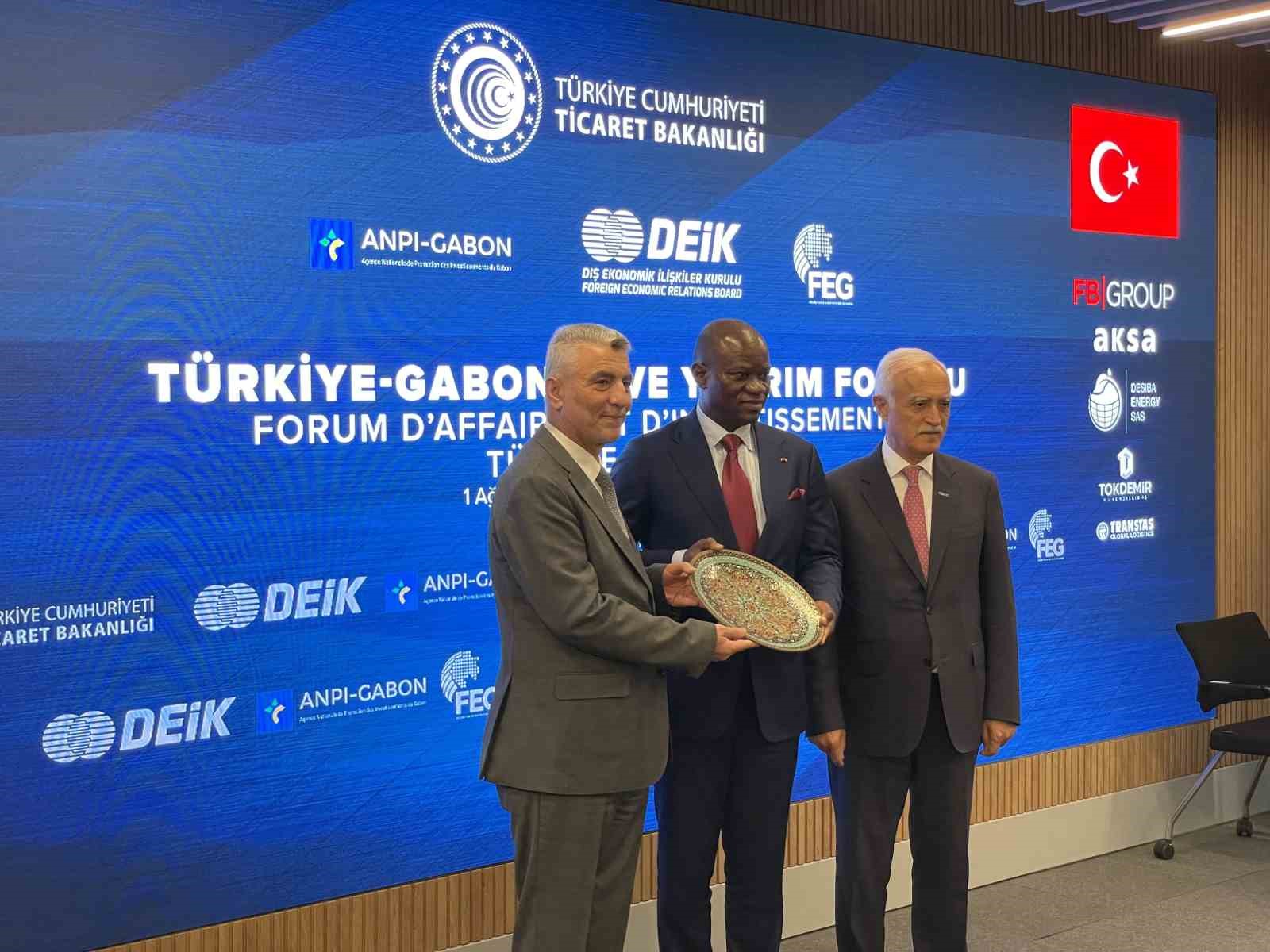 Ticaret Bakanı Bolat: "Türkiye ile Gabon arasında savunma ve havacılık alanında önemli iş birliği fırsatları var"