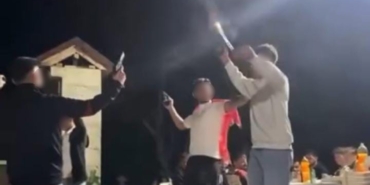 Asker eğlencesinde silahlar ateşlendi