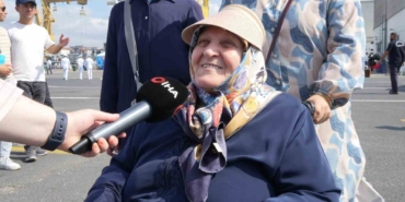 Yaşlı teyzenin TEKNOFEST aşkı engel tanımadı