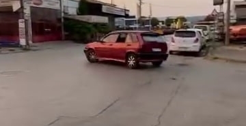 Sanayi içinde attığı drift 55 bin liraya mal oldu