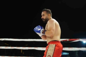 Polis memuru kick boks müsabakasında Pakistanlı rakibini nakavt ederek şampiyon oldu