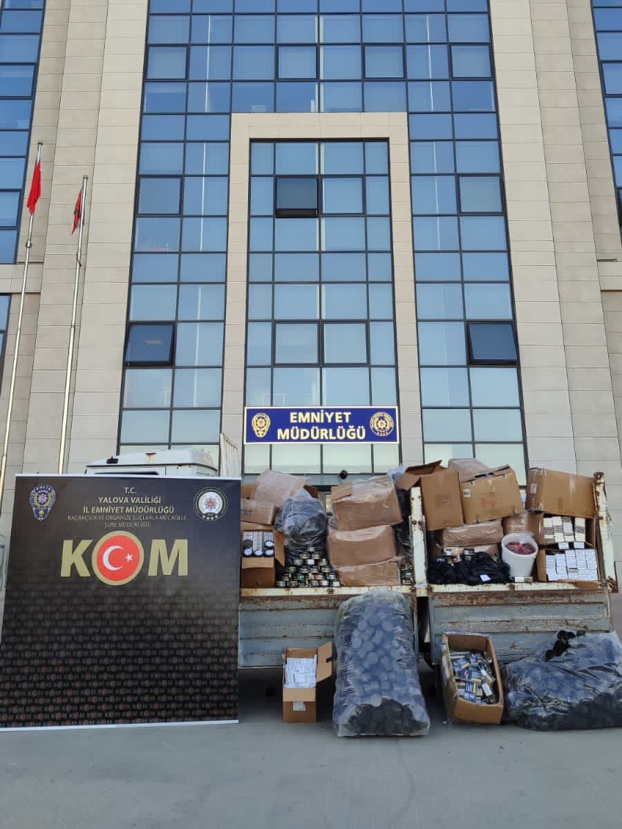Yalova’da kaçakçılık operasyonu: 3 gözaltı
