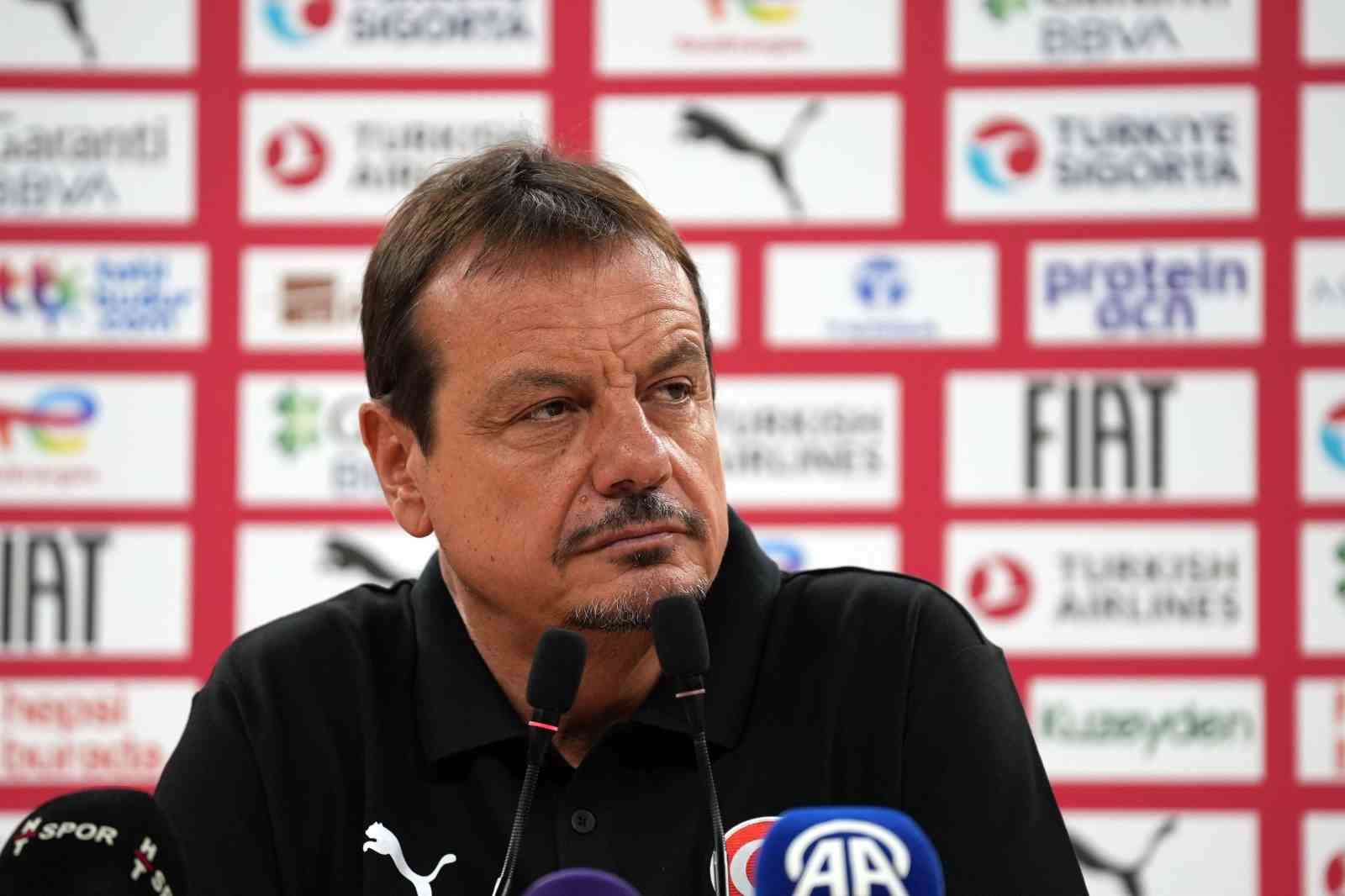 Ergin Ataman: "Hedefimiz madalya kazanmak"