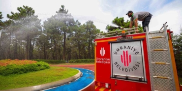 Ümraniye Millet Bahçelerinde 7/24 yangın güvenliği sağlanıyor