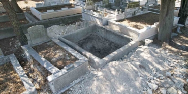 Arnavutköy’de define bulmak amacıyla kazılan mezarlık mahalleliyi isyan ettirdi