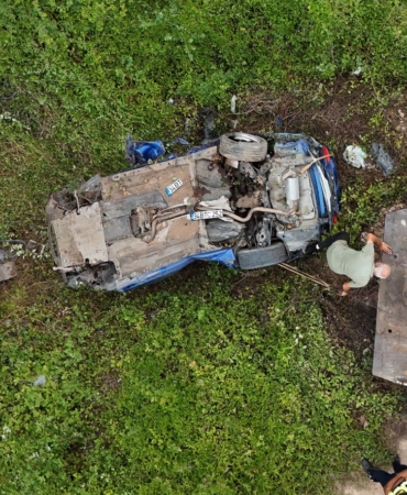 Şile’de ormanlık alana uçan otomobil kaldırıldı