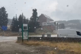 Bursa’da 5 dakikalık yağmur serinletti