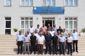 Bilecik’te muhtarlardan İl Jandarma Komutanı’na ziyaret