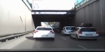 Alkollü sürücü trafiği böyle birbirine kattı