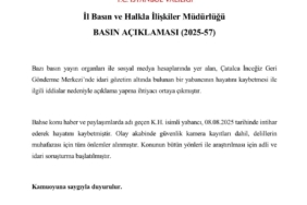 İstanbul Valiliğinden Çatalca’daki iddialarla ilgili açıklama