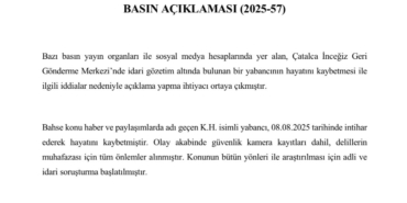 İstanbul Valiliğinden Çatalca’daki iddialarla ilgili açıklama