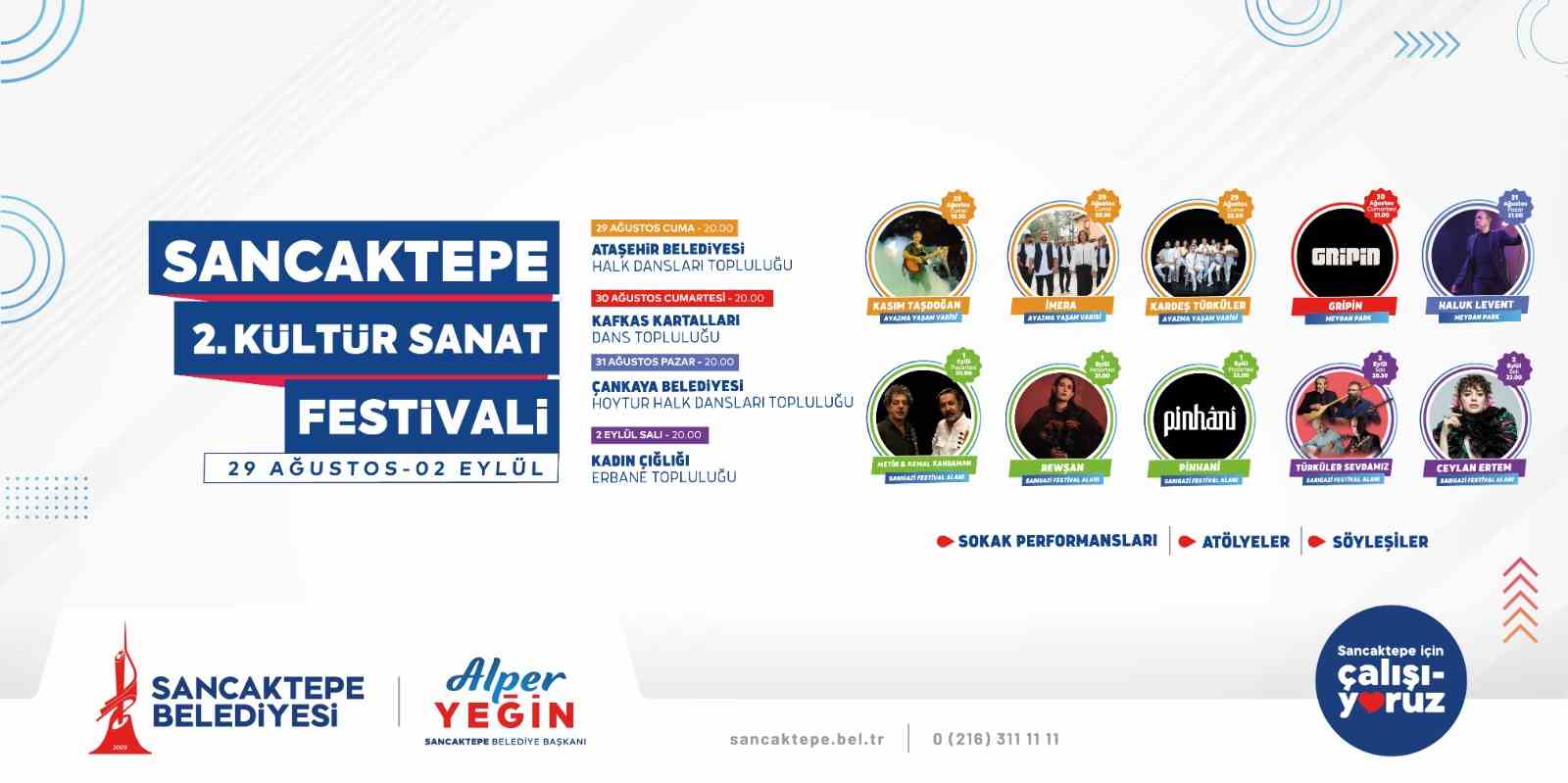 Sancaktepe 2. Kültür ve Sanat Festivali başlıyor