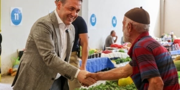 Vali Sözer, pazarcı esnafı ile bir araya geldi