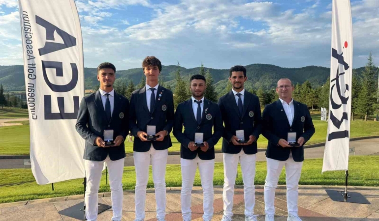 Milli golfçüler, European Men’s and Ladies’ Team Shield Championship 2025’te dereceye girdi