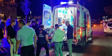 Otomobile arkadan çarpan motosiklet sürücüsü yaralandı