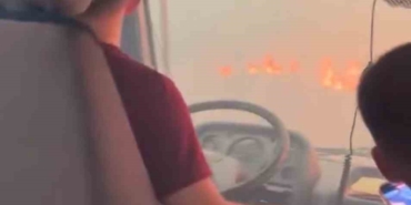 Çanakkale’deki yangında alevlerin arasında kalan ekibin görüntüleri ortaya çıktı