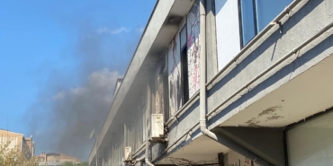 Spor salonunda klima yangını