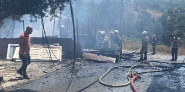 Ümraniye’de kömürlük yangını paniğe neden oldu