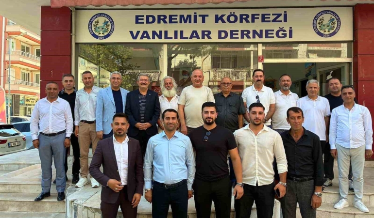 Van TSO heyetinden Edremit Körfezi Vanlılar Derneği’ne anlamlı ziyaret