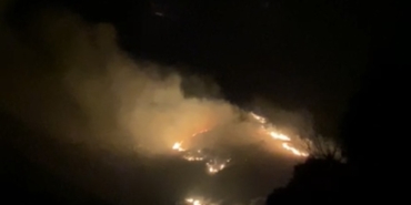 Marmara Adası’nda arazi yangını başladı