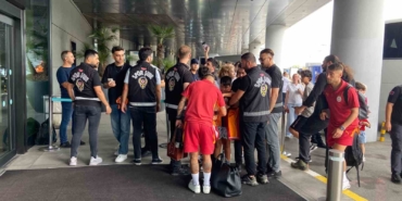 Galatasaray, ligin açılış maçı için Gaziantep’e gitti