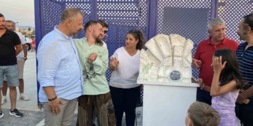 Gömeç’te 5. Uluslararası Kuzey Ege Heykel Sempozyumu ve Kafebüs Travla açılışı