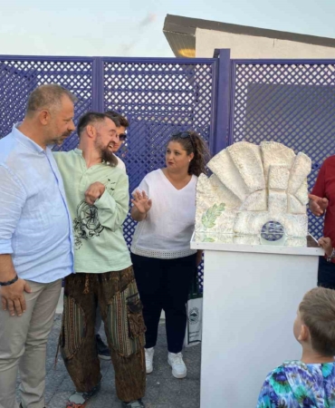 Gömeç’te 5. Uluslararası Kuzey Ege Heykel Sempozyumu ve Kafebüs Travla açılışı