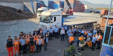 Roda Limanı’nda iş bırakma eylemi