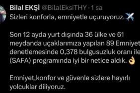 THY 1 yılda 36 ülkede yapılan denetimlerde 0,378 bulgusuzluk oranı elde etti