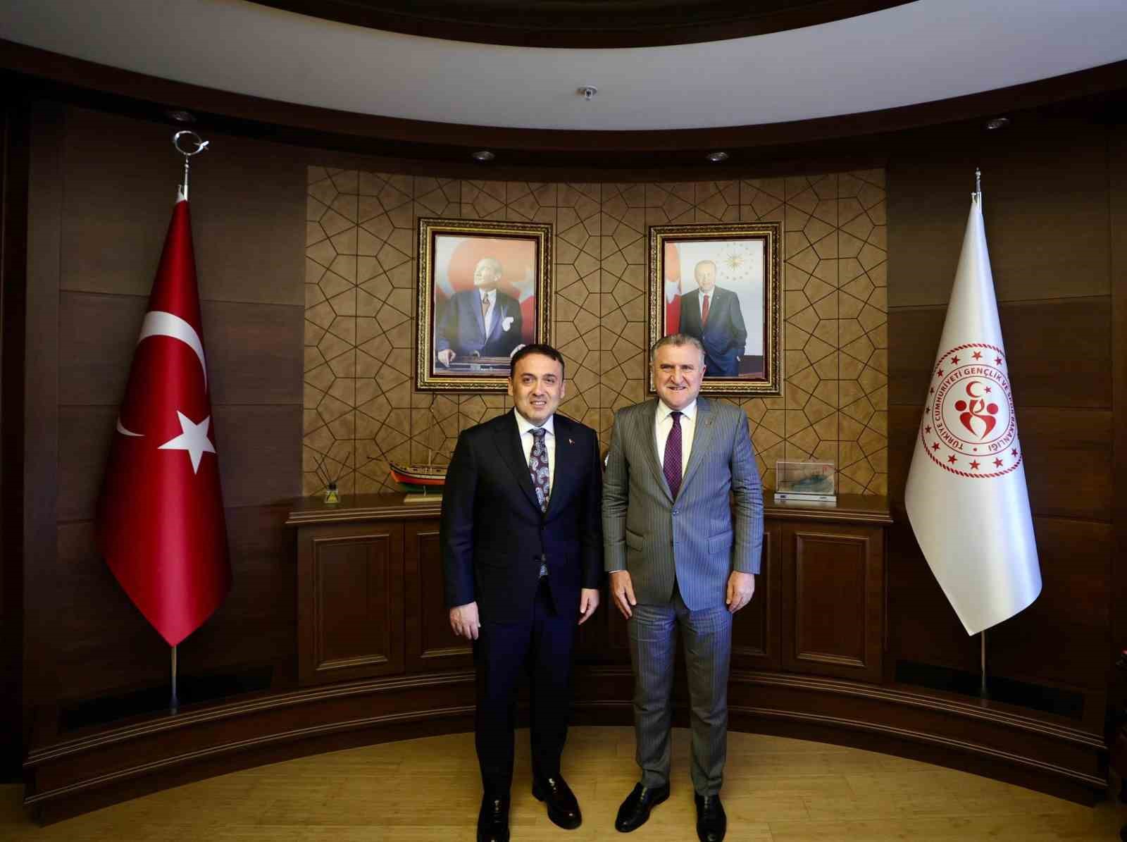 Bilecik’te Gençlik ve Spor hamlesi Ankara gündeminde