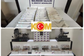 Edremit’te kaçak tütün operasyonu: 8 gözaltı