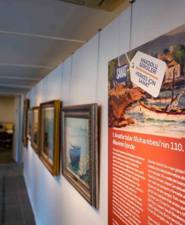 İş Sanat Anadolu Sergileri Gelibolu yapıldı