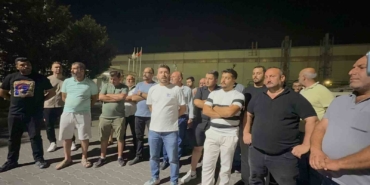 Gemlik’te liman sahasında iş durdu