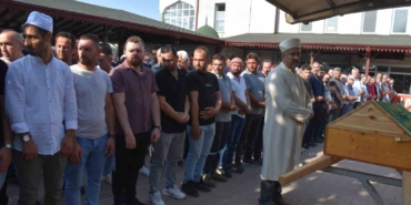 Kazada hayatını kaybeden motosiklet sürücüsü son yolculuğuna uğurlandı