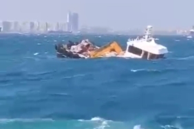 İstanbul’da kuvvetli fırtınada gemi battı: 4 kişi kurtarıldı