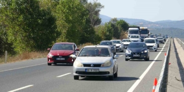 Balıkesir’de yaz tatili bitti, trafik yoğunluğu başladı