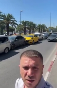 Fatih’te zincirleme kazayı muhabir gibi anlattı: O anlar kamerada