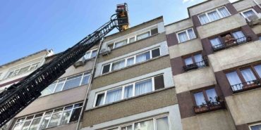 Şişli’de restoran bacasında çıkan yangın paniğe neden oldu