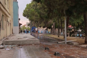 Depremin vurduğu Sındırgı’da aylar sonra yağmur yağdı