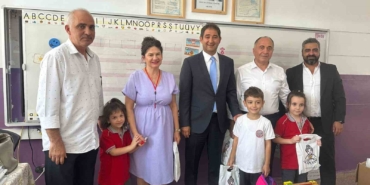 Okulun ilk haftasında çocukların yüzü güldü