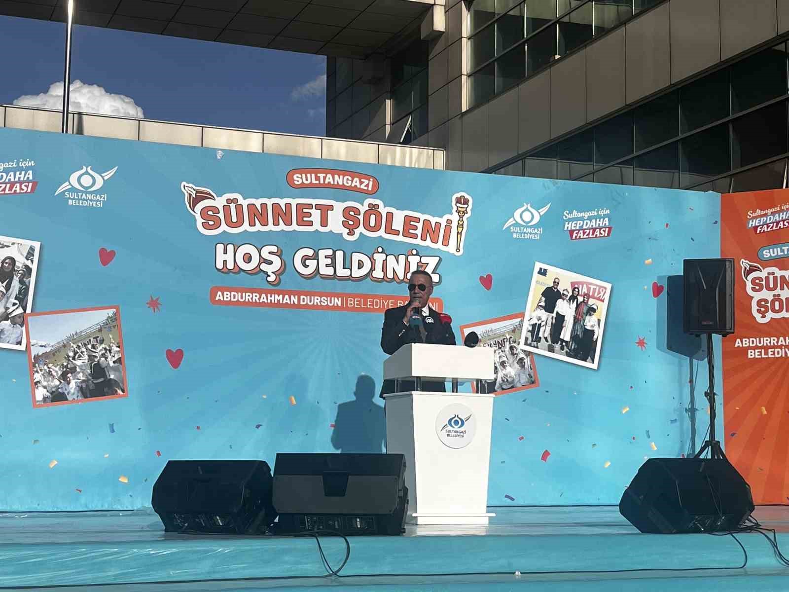 Sultangazi’de bin 500 çocuğa sünnet şöleni