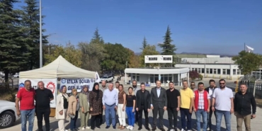 Başkan Dilsiz ve Özdemir’den REHAU işçilerine destek