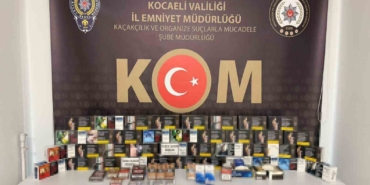 6 bin 720 dal içi tütünle doldurulmuş makaron ele geçirildi